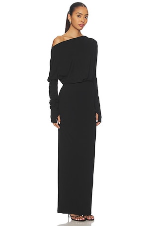 ALL THE WAYS x Emma Leger Florrie Maxi Dress in Black