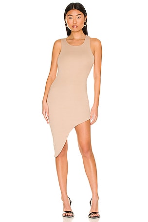 Nickie Asymmetrical Midi Dress ALL THE WAYS