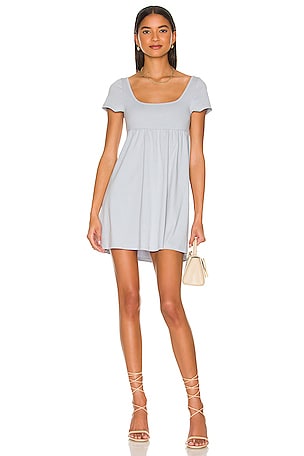 ALL THE WAYS Tanja Babydoll Dress in Light Blue | REVOLVE