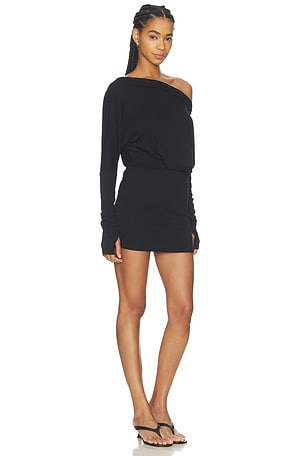 ALL THE WAYS Florrie Mini Dress in Black. Size XXS. Also