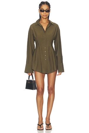 Charitie Button Up Mini Dress ALL THE WAYS