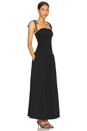 ALL THE WAYS Orelia Maxi Dress in Black