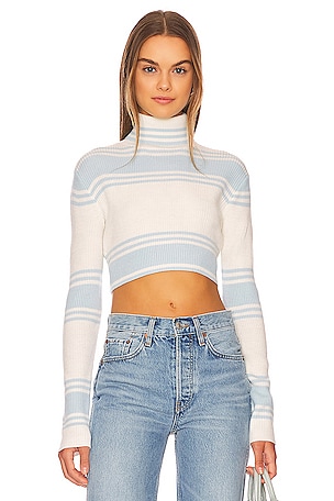 Drew Cropped Turtleneck Sweater ALL THE WAYS