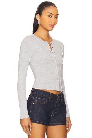 ALL THE WAYS Viola Top in Grey