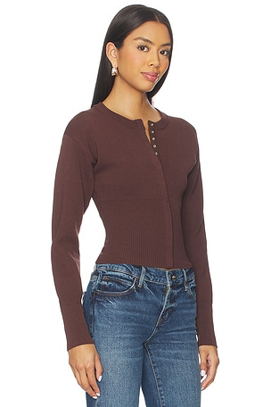 ALL THE WAYS GILET KOURTNEY en Marron