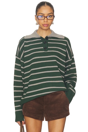 Clydie Polo Sweater ALL THE WAYS
