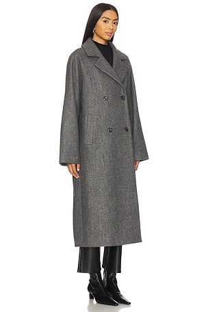 ALL THE WAYS Kalliope Trench Coat in Grey