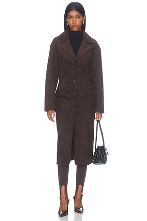 Karissa Faux Suede Coat ALL THE WAYS