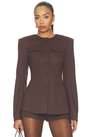 Trina Collarless Blazer ALL THE WAYS