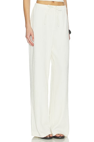 ALL THE WAYS Kiana Drawstring Pant in Cream