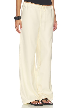 ALL THE WAYS Sama Drawstring Pant in Yellow