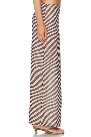 ALL THE WAYS Jade Maxi Skirt in Black & White