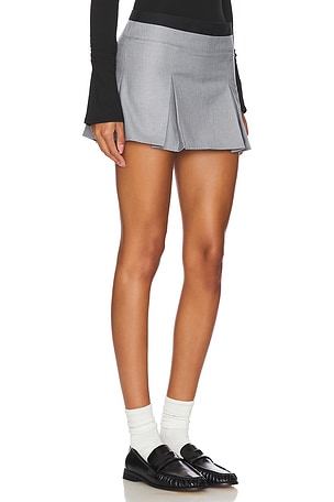 ALL THE WAYS Reiko Mini Skirt in Grey