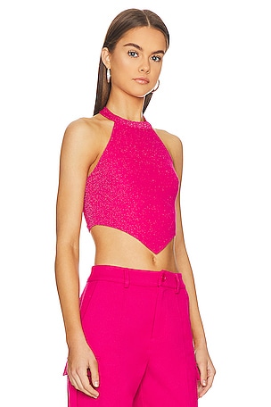 ALL THE WAYS Natasha Halter Top in Pink