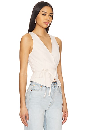 ALL THE WAYS Kenny Vest in Cream