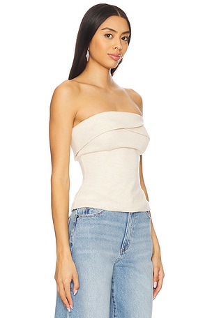 ALL THE WAYS Josefina Strapless Top in Cream