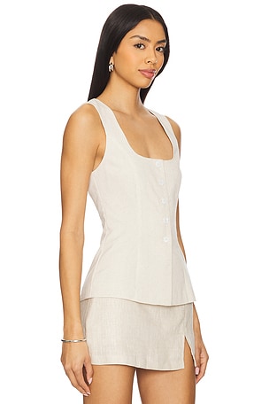 ALL THE WAYS Perri Top in Neutral