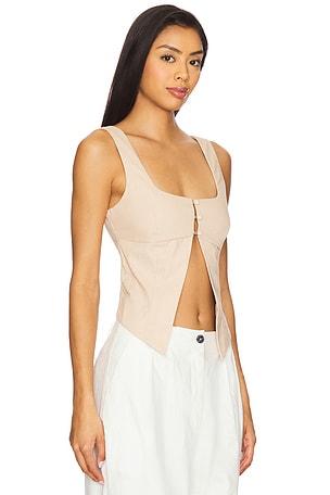 ALL THE WAYS Gabbi Top in Beige