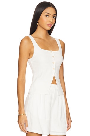ALL THE WAYS Katy Top in White