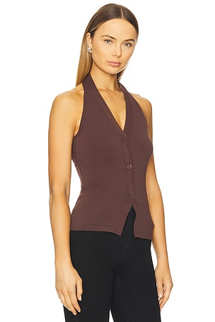 ALL THE WAYS Alba Top in Brown