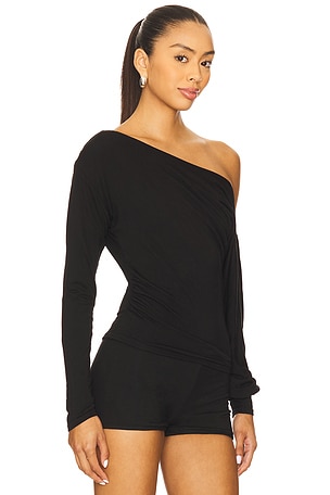 ALL THE WAYS Matilda Top in Black