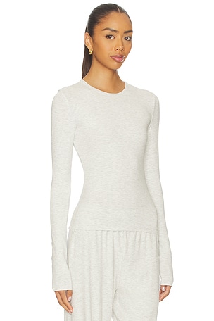 ALL THE WAYS Airlea Long Sleeve Top in Grey