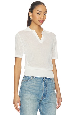ALL THE WAYS Landry Knit Tee in Ivory