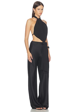 ALL THE WAYS Charlotte Halter Top in Black