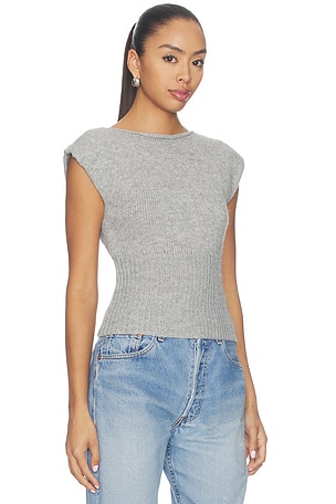 ALL THE WAYS Medora Knit Top in Grey