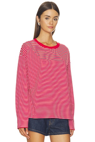 ALL THE WAYS Lily Long Sleeve Top in Red