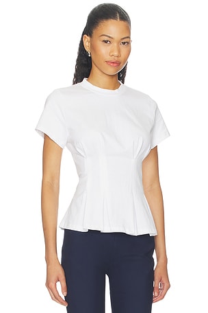 ALL THE WAYS Kai Cinched Tee in White