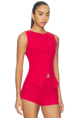 ALL THE WAYS Jess Top in Red