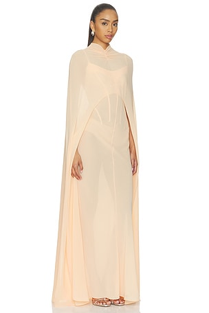 Anna October Marigold Cape in Peach