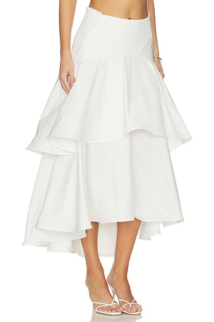Anna October Haniya Maxi Skirt in Ivory