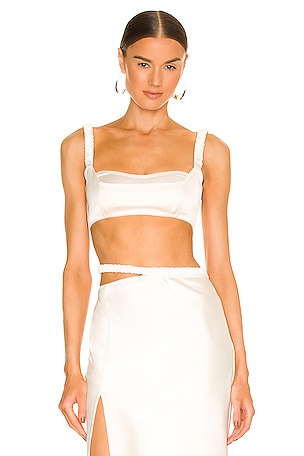 superdown Keva Wrap Maxi Skirt in White REVOLVE