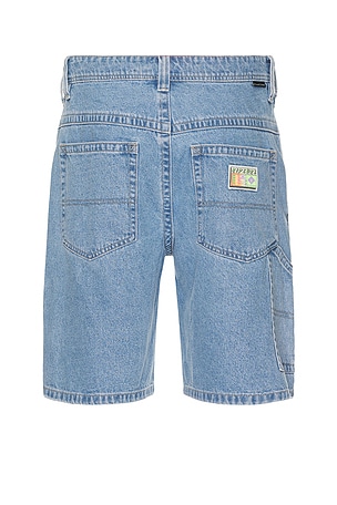 Abrand x Rip Curl Larry Tape Baggy Short in Blue. Size 32. Also