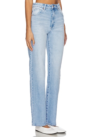 Abrand A 94 High Straight Jeans in Denim-Light