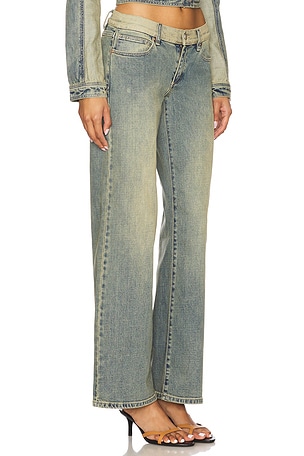 Abrand 99 Wide Leg Jeans in Blue