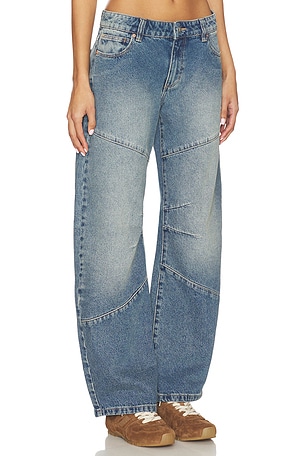 Abrand 99 Barrel Jeans in Blue