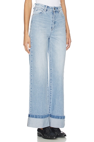 Abrand 94 Wide Turn Up Jeans in Blue