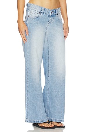 Abrand 00 Wide Leg Jeans in Blue