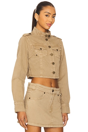 Abrand Utility Jacket in Tan. Size XL. Also