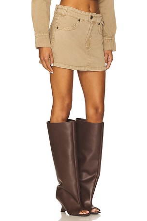 Abrand 95 A Line Skirt in Tan. Size 30. Also