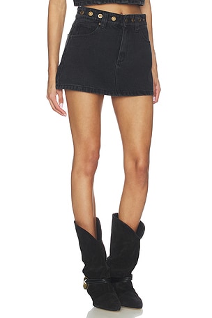 Abrand 95 Aline Skirt in Black