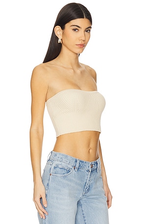 Abrand Nicky Bustier in Cream. Size XL. Also