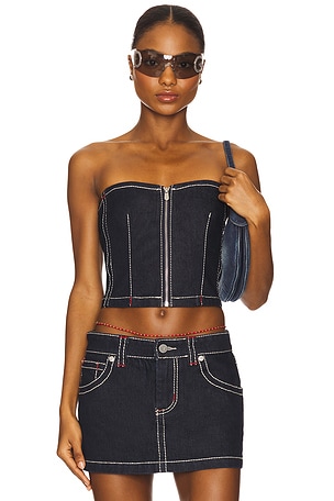 Cameron Denim Bustier Abrand