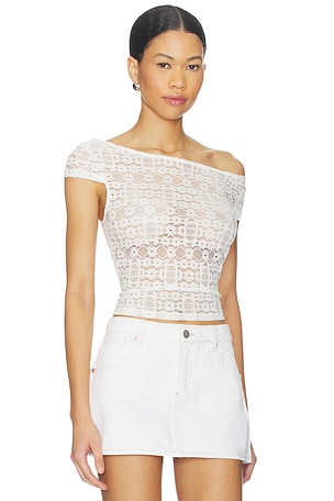 Abrand camiseta en color blanco