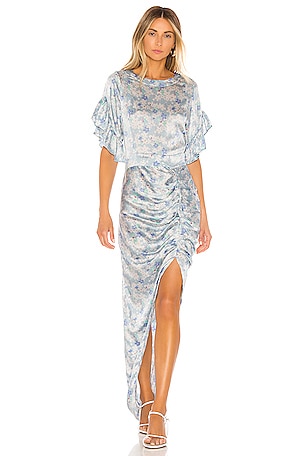 ACACIA Luau Dress in Blue Cherry REVOLVE