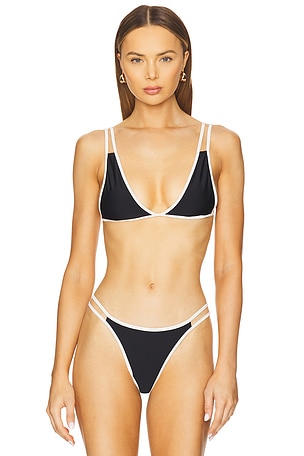 Leon Piped Bikini Top ACACIA