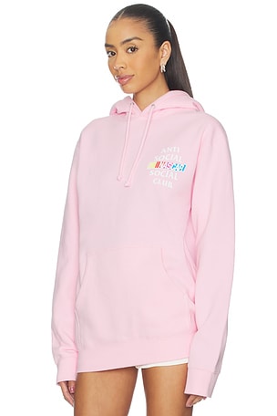 Anti Social Social Club x Nascar Games Hoodie in Pink